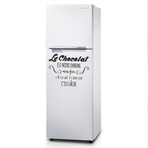 Sticker le chocolat est notre ennemi