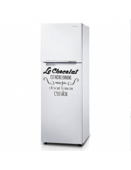 Sticker le chocolat est notre ennemi