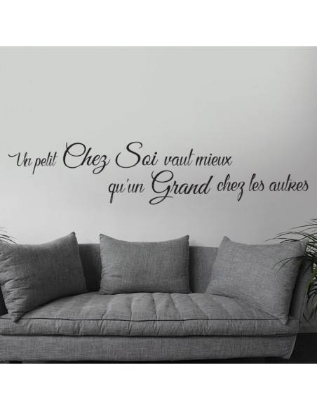 Sticker un petit chez soi vaut mieux qu'un grand chez les autres