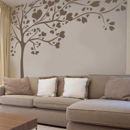 stickers arbre coeur