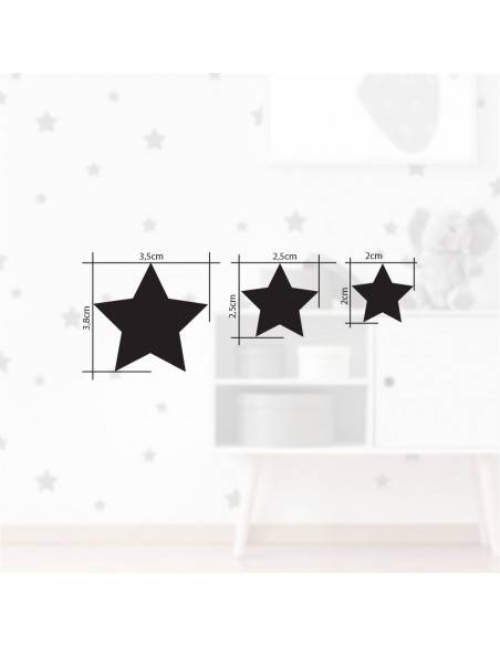 Kit 145 stickers étoiles