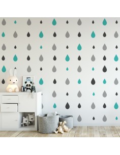 Kit 184 stickers gouttes