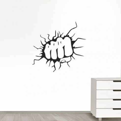 sticker coup de poing