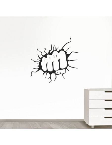 sticker coup de poing