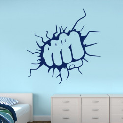 sticker coup de poing