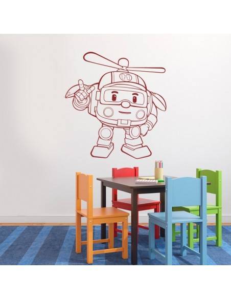 Sticker robocar poli