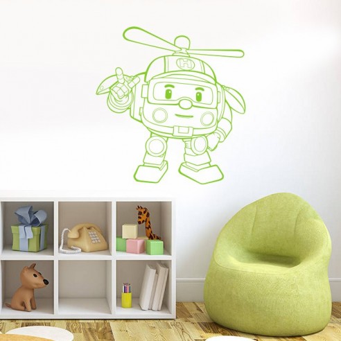 Sticker robocar poli