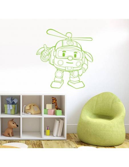 Sticker robocar poli