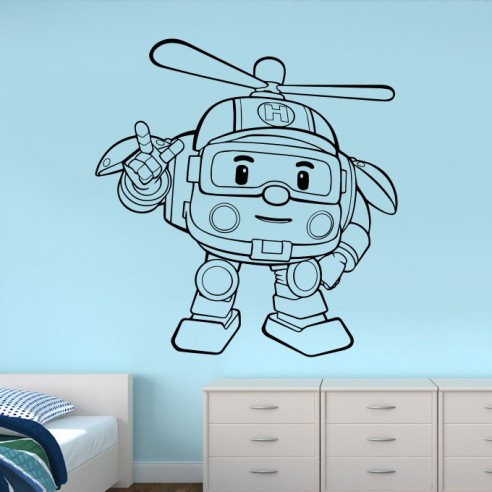 Sticker robocar poli