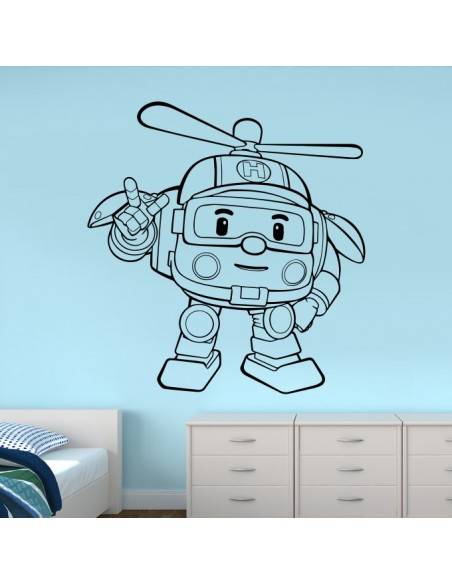 Sticker robocar poli