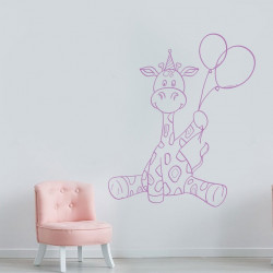 Sticker Girafe