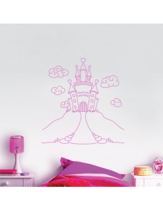 Sticker château de princesse