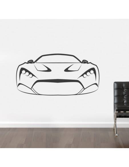 Sticker voiture de sport
