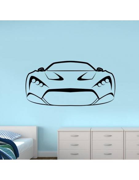 Sticker voiture de sport