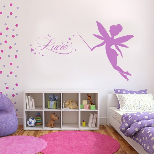 Des plus beaux stickers muraux pour les chambres de petites princesses et  fées.