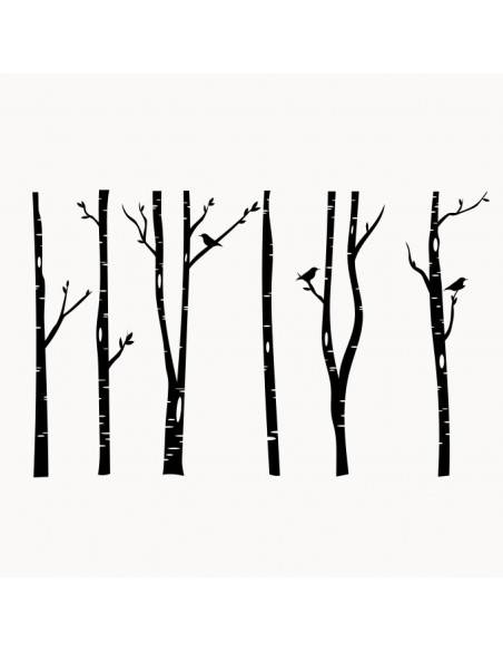 Sticker décor forêt