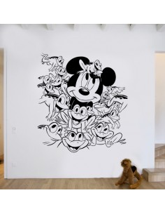 Sticker Mickey et grenouilles