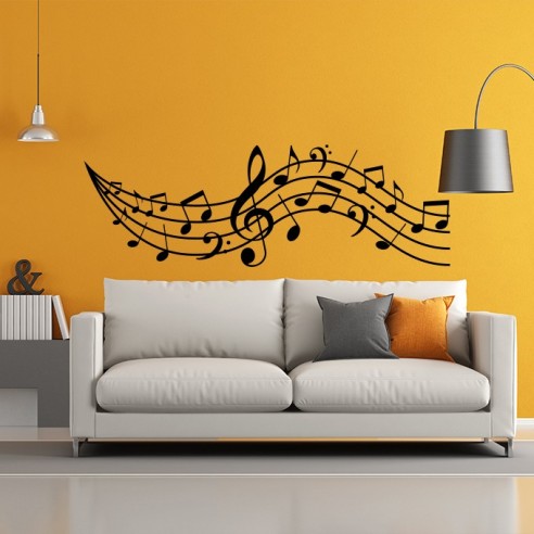 Sticker notes de musique