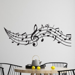Sticker notes de musique