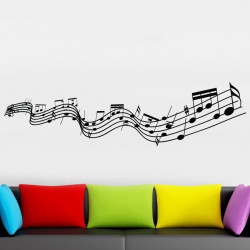 Sticker notes de musique