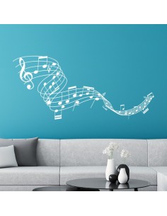 Sticker design notes de musique 2
