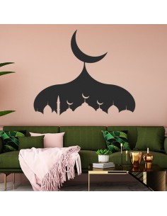 Sticker mosquée eid mubarak 2