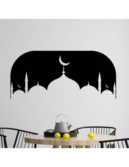 Sticker déco eid mubarak