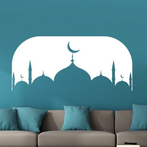 Sticker déco eid mubarak
