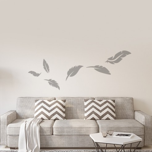 Sticker plumes décoration