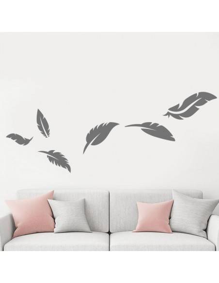 Sticker plumes décoration