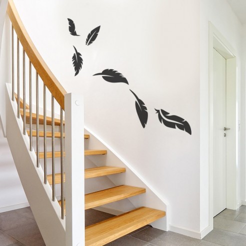 Sticker plumes décoration