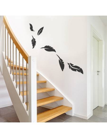 Sticker plumes décoration
