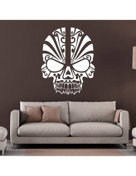 Sticker tête de mort