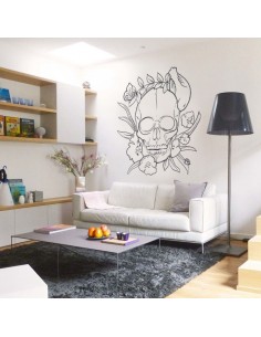 sticker tete de mort