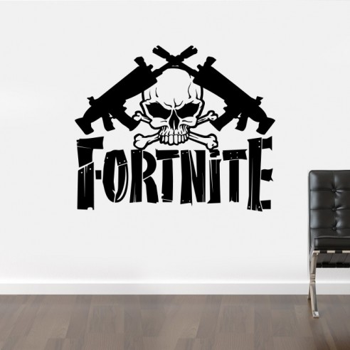 Sticker Fortnite tête de mort