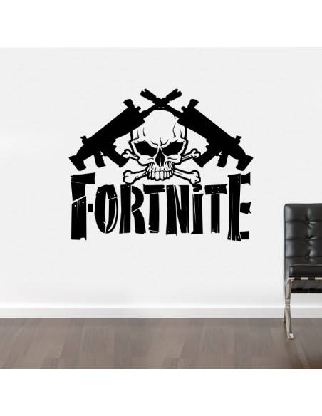Sticker Fortnite tête de mort