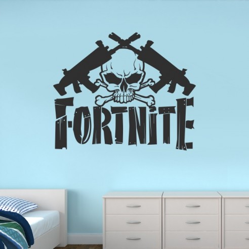 Sticker Fortnite tête de mort