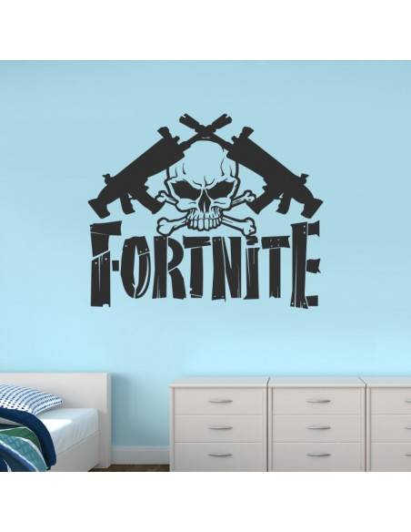 Sticker Fortnite tête de mort