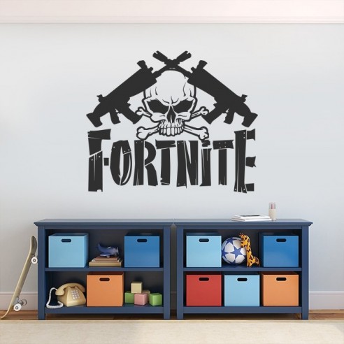 Sticker Fortnite tête de mort