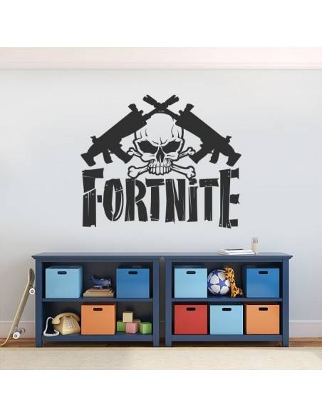 Sticker Fortnite tête de mort