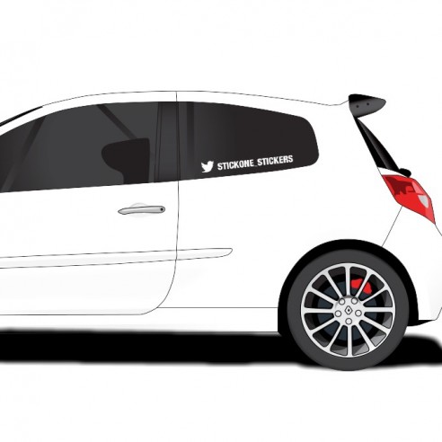 Sticker follow Twitter