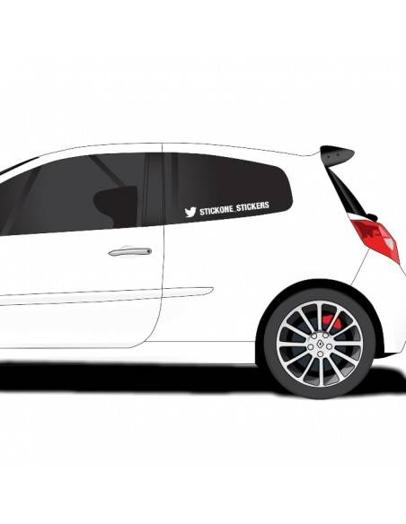 Sticker follow Twitter