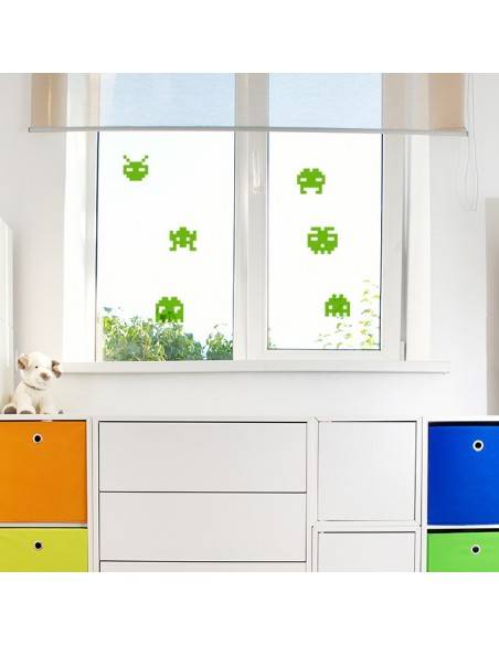 Stickers translucides pixel art