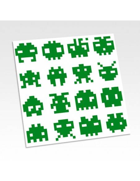 Stickers translucides pixel art