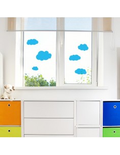 Stickers nuages translucides