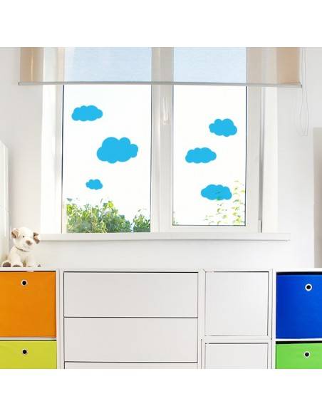 Stickers nuages translucides