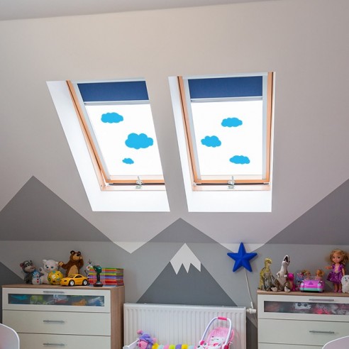 Stickers nuages translucides