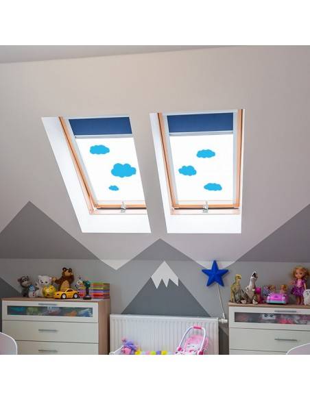 Stickers nuages translucides