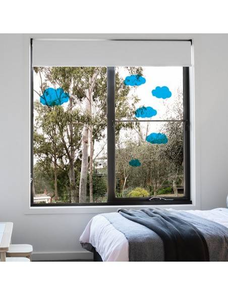 Stickers nuages translucides