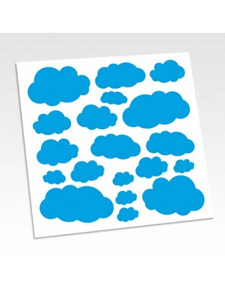 Stickers nuages translucides